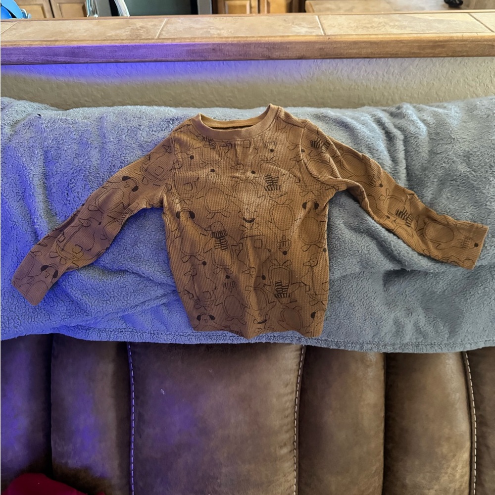 Old Navy Brown Kids Long Sleeve Tee